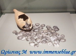 Αρχαιολογικός Θησαυρός Αργυρών Νομισμάτων - Ωρίωνας Μ