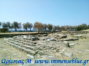 Ναός Ποσειδώνα και Αμφιτρίτης, Κιόνια - Ωρίωνας Μ