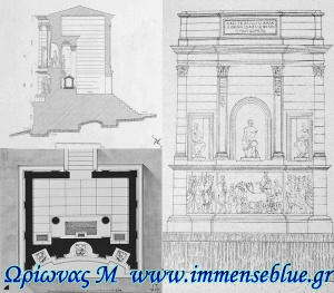 Αναπαράσταση Μνημείου Φιλοπάππου - Ωρίωνας Μ